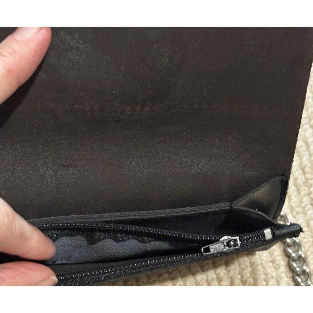 Wallet Genuine Leather USA Chain Cool moto biker retro outsiders western chief